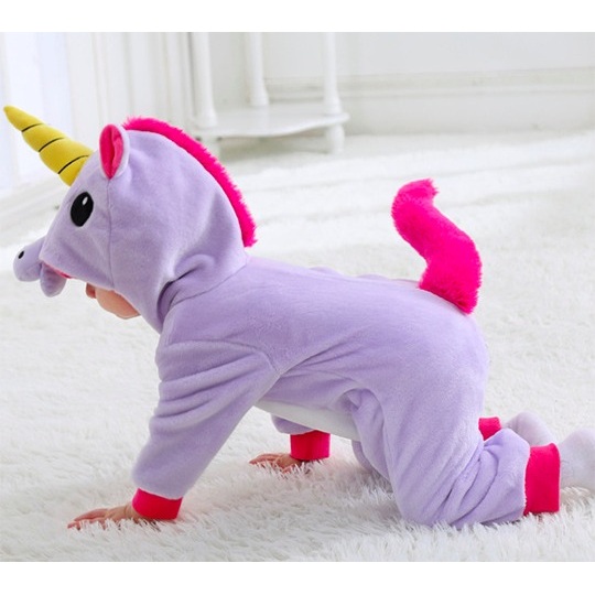 pilou licorne bu00e9bu00e9 violette