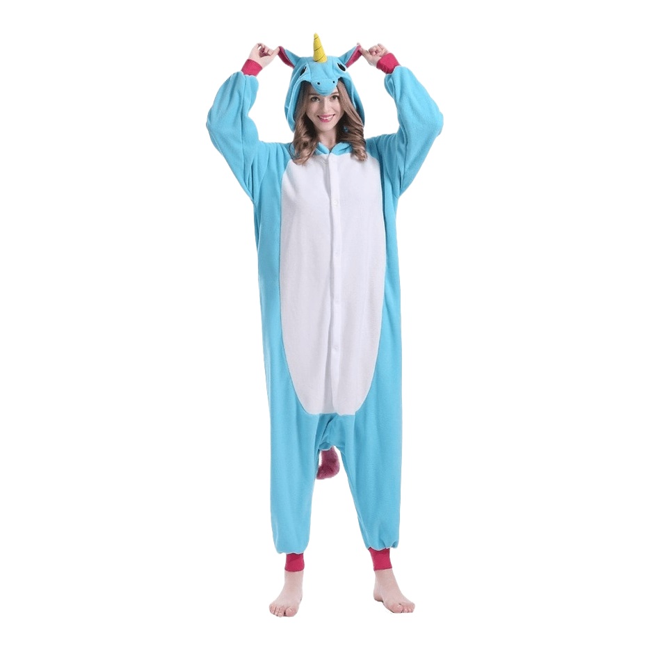 pilou pilou licorne bleue
