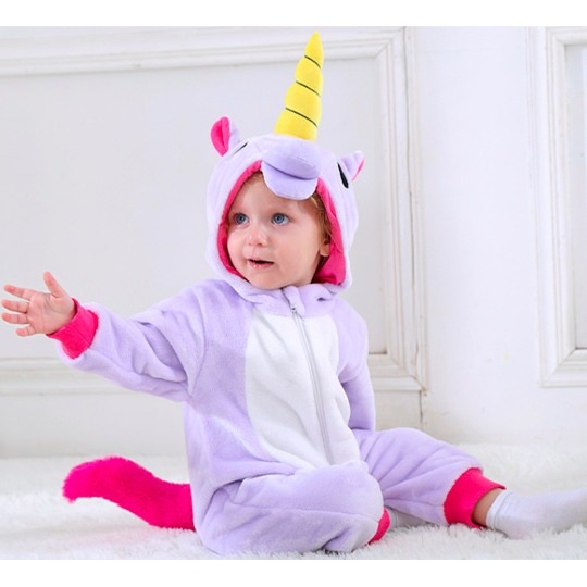 pyjama pilou pilou licorne bu00e9bu00e9 violette