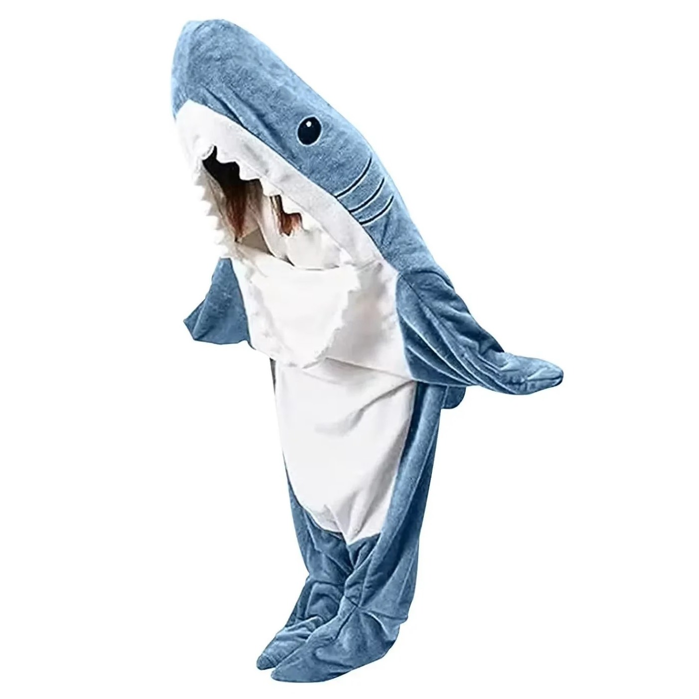 Pilou Pilou Couverture Requin Bleu