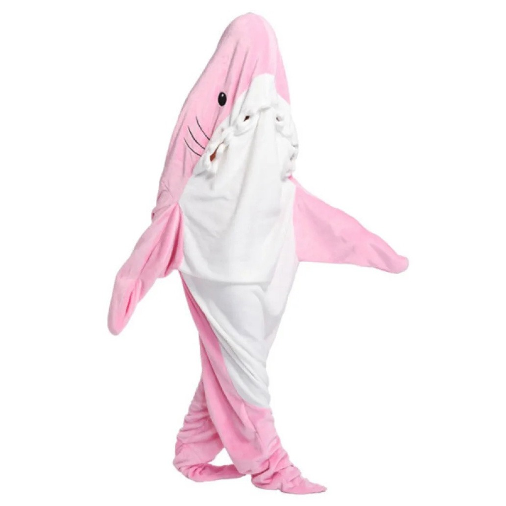 Pilou Pilou Couverture Requin Rose